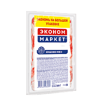 Crab meat &quot;Econom&quot; imitation pasteurized frozen 500 g